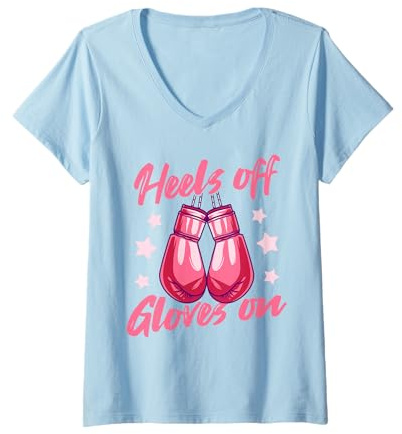 Mujer Boxer Girl Artes Marciales Box Box Club, Damas Mujeres Camiseta Cuello V