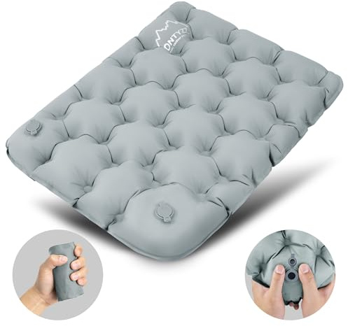 Cojín del Asiento Portátil Plegable Cojín para Sentarse Inflable Colchoneta Asiento Impermeabile Almohadilla de Asiento Cojín de Asiento para Silla de Oficina Estadio Concierto Acampada Ligera Asiento