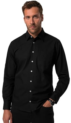 JP 1880 Men's Shirt, Black, XL