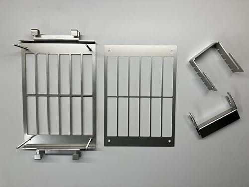 Meister Kit de barbecue en acier inoxydable - Insert pour brasero - Barbecue sphérique - Planche à fumer - Viande grillée - Saumon flambé - Fabriqué en Allemagne