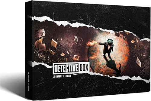 Detective Box - La Grande Illusion - Enquête immersive à Paris en 1947 – Jeu d’Investigation & énigmes historiques - Escape Game narratif (3h de Jeu, 1 à 5 Joueurs, dès 14 Ans, Connexion Internet)