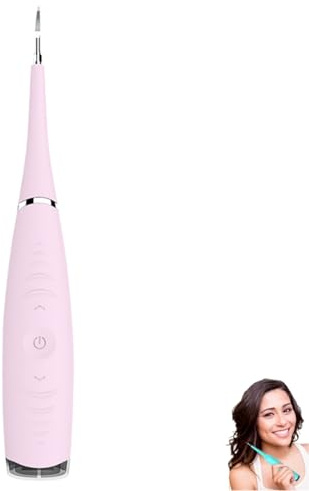 Détartreur Dentaire À Ultrasons | Dentica Brosse À Dents Électrique Rechargeable, Nettoyage En Profondeur, Dispositif Destiné À Éliminer La Plaque Dentaire Et À Embellir Les Dents (Rose)