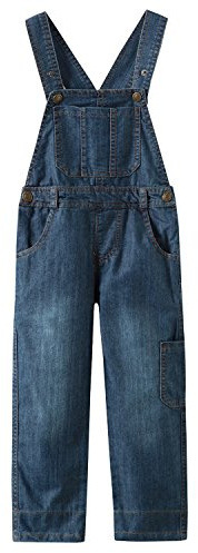 Grandwish Salopette Jeans Garcon pour Les Enfants 6 Ans