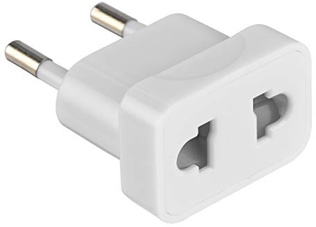 Electraline 70046 Adaptateur de Voyage Australie/USA vers Europe, Blanc