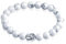Feilok Buddha Charm Freundschaft Partner Strech Armband Armbänder echten Natursteinen (spiritueller Schmuck) Chakra Bracelet mit Edler Buddhismus Perle Weiß