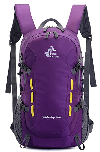 Bseash Sac à dos de randonnée léger et résistant à l'eau 40L, sac à dos de voyage pour le cyclisme, le ski et l'escalade