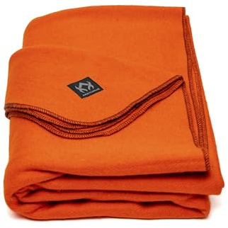 Arcturus Couverture Militaire en Laine – 2 kg, Chaude, Lourde, Lavable, Grande Taille 162,6 x 223,5 cm – Idéale pour Le Camping, l'extérieur, Les Trousses de Survie et d'urgence (Ember),