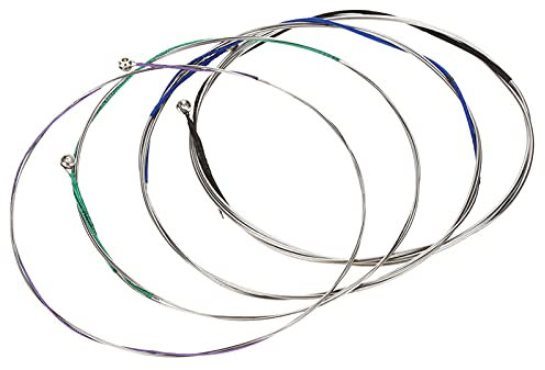 V80 Cellosaiten, Cellosaiten-Set für Professionellen Stahldraht mit Süßem Klang, Großer Resonanz, 4 Saiten, Musikinstrumentenzubehör für Cello