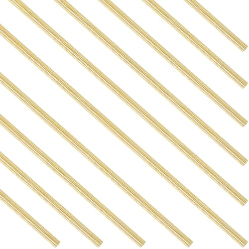 SUNNYCLUE 30G French Wire Gold 1mm French Bullion Wire 18 Gauge Coil Gimp Round Flexible Copper Metallic French Wires for Jewelry Making Embroidery Beading Art Work Garment Decoration