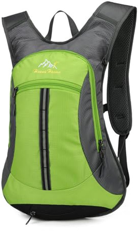 PORRASSO Mochila de Senderismo Mochila Impermeable 18L Ligera Mochila Hiking Backpack para Hombre Mujer Acampar Hacer Ciclismo Escalada Deportes Aire Libre Verde