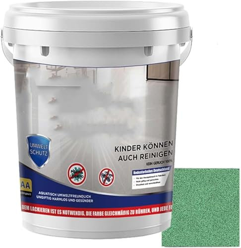 BSZYFQVE Epoxy-golvfärg, högglansig marmoreffekt epoxi golvfärg, betong och garage golvfärg, vattentät vattenbaserad epoxigolvfärg, för källare, marmor, garage