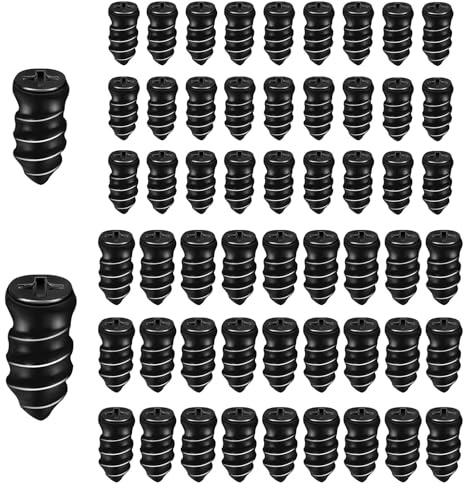 NQEUEPN 100pcs Tire Repair Nails, Spiral Rubber Screw Tire Plugs Self-Service Vacuum Mending Nails Kit Quick Puncture Tools for Auto Truck Car Tractor Motorcycle (50 Small+50 Large)