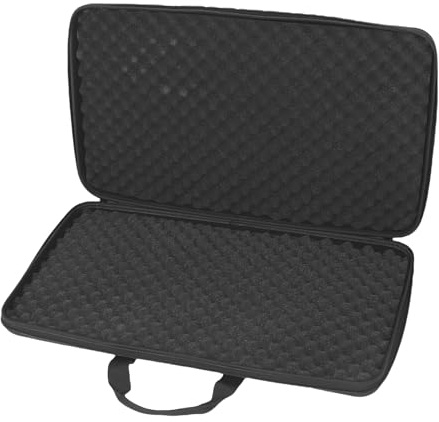 KUIDAMOS DJ Controller Förvaringsväska Skyddande Dubbla Dragkedjor Enkel åtkomst för On The Go DJs EVA Foam Passar för DDJ-FLX4 2 Channel Controller Tillämplig Scen: Resa