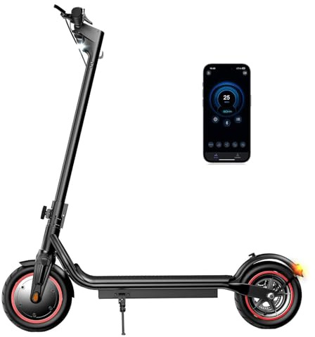 HeyScooter Electric Scooter, 34-45KM Range 500W Motor 8.5-9.3 Pneumatic Tires Fast Electric Scooter for Adults with APP Control,3-4 Speed Modes,Multiple Braking Systems Foldable E Scooter