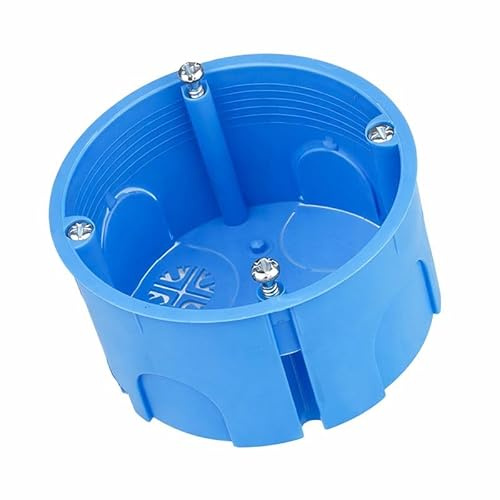 Scatola di Derivazione da Incasso Ø 80 x 45 mm – Scatola Elettrica Rotonda per Muro – Impianti Civili – LEMAG SRL