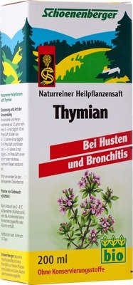 THYMIAN SAFT Schoenenberger Heilpflanzensäfte 3X200 ml