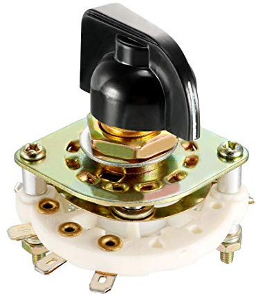 sourcing map 1P8T 1 Pole 8 Position 1 Deck Band Channel Rotary Switch Selector with Knob