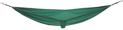 GRAND CANYON Hängematte BASS Hammock – ultraleichte Outdoor-Hängematte aus Nylon mit Karabinern und Baumgurten, bis 150 kg belastbar Storm, Einheitsgrösse