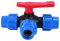 LOVCCIE Vanne À Bille D'arrêt,20/25/32/40/50/63mm Robinet À Tournant Sphérique À Trois Voies À Connexion Rapide PVC PE Tuyau À Interrupteur Rapide Connecteur en T (Size : 25mm)