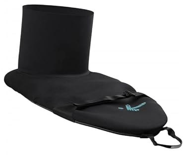 Hiko Schwarz Neopren Spritzdecke Baller 87 (X-Large) (Unisex) für Erwachsene, Wassersportler