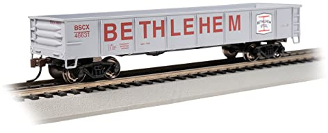 Voie H0 - Wagon de marchandises Gondola Bethléem Steel
