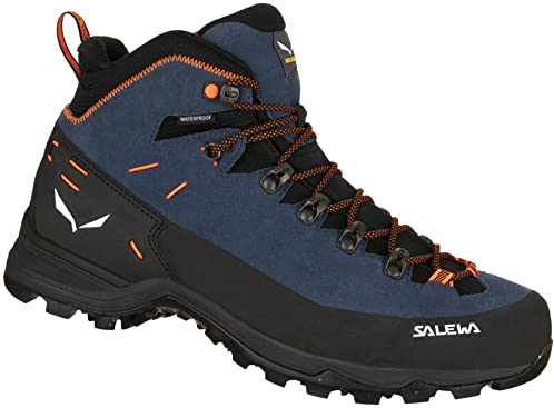 SALEWA ALP Mate Winter Mid WP M, Botas de Senderismo Hombre, Dark Denim/Black, 41 EU