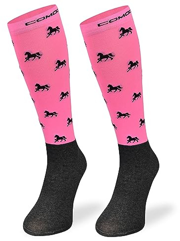 SKIETY Vêtements équestres Femme & Homme – Chaussettes Hautes Femme & Homme – Chaussettes Équitation Microfibre Femme & Homme – Chaussettes Équitation Fille