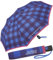Benetton Taschenschirm Mini Automatik Checks - Blue