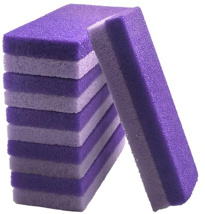 Foot Pumice Stone, 6 Pack Double Sided Foot Scrub, Natural Pumice | Pedicure Exfoliator Tool for Feet Hard Skin Callus Remover and Scrubber (12×5×2.5cm)