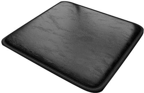 Oxxggkao Cojín cuadrado impermeable de cuero grueso como acolchado antideslizante, parte inferior universal, cojín cuadrado para sillas