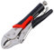 Locking Pliers Mole Grips Heavy Duty Adjustable C Type Curved Jaw Self Lock Pliers for Electrical Pipeline Automobile Maintenance Black red (5 125mm)