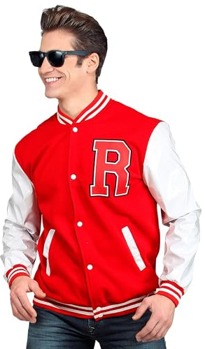 W WIDMANN MILANO Party Fashion - Giacca college anni '50, atleta, sportivo, costume di carnevale