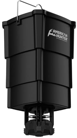 American Hunter Tolva de anidación de 5 galones con Kit de alimentador Digital ECON, estación de alimentación automática Ajustable y Duradera para Ciervos Salvajes, Caza, atracción