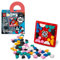 LEGO 41963 DOTS Disney Mickey and Minnie Mouse Stitch-On Patch Age 8+, DIY Toy Badge Making Kit to Decorate Clothes, Backpacks and More, Craft Kit for Kids aged 8 Plus