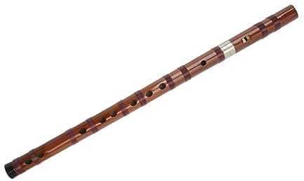 Flauto Dolce in Bambù, Flauto Dolce Verticale Strumento Flauto in Bambù Set di Kit in Stile Cinese Strumento Musicale Per L'educazione Musicale Antica(Chiave E)