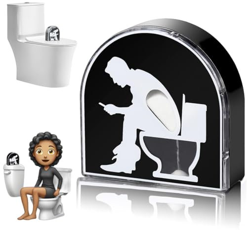 5 Minuten Toilette Sanduhr Timer, Kreative Stundenglas Sand Toilette Sanduhr Timer, Kreative Toilette Hocker Sanduhr Kinder Bürsten Timing Tool, lustige Geschenke für Männer, Papa, Vatertag, Ehemann