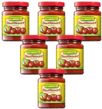 Rapunzel Tomatenmark 22% Tr.M., 6er Pack (6 x 100 g) - Bio