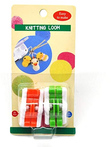 2 Stück Pompon Maker Für Fluff-Kugel-Weber-Nadel DIY Wolle Knitting Craft Pom Pom Maker Set Bommelmacher Set Bommel Maker