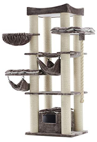 Nobby Kratzbaum Rubi, Cappuccino, 60 x 80 x 197 cm, 1 Stück