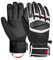 Reusch Mastery langlebige, widerstandsfähige, warme Unisex Winterhandschuhe Fingerhandschuhe Schneehandschuhe Skihandschuhe für Damen und Herren, 7745 Black/White/Fire Red, 9