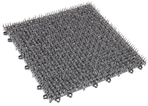 Dalle grise gazon synthétique 30 x 30 cm lot de 6