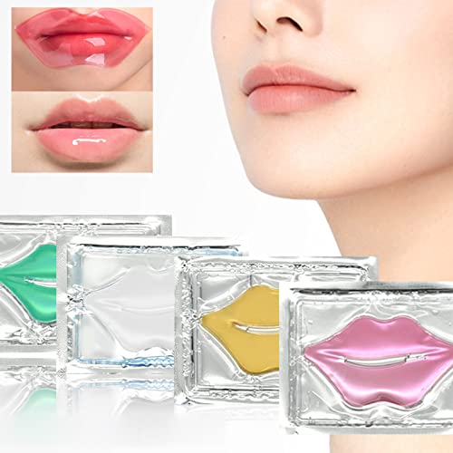 Lips Lip Pad Mask, 20pcs Moisturising Lip Mask, Kollagen Kristall Lippenmasken, Lippenmaske, Lip Mask, Sorgt für hervorragend softe Lippen, für Lippenpflege, Geeignet für Trocken & Rissige Lippen