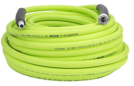 Flexzilla HFZPW426100Q-E 4200 PSI, 100' Pressure Washer Hose, ZillaGreen, 3/8 in. x 100 ft