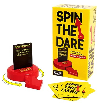 WHAT DO YOU MEME? Spin The Dare – from The Creators of Viral Drinking Game Buzzed, The Adult Themed Summer Party Twist on Truth Or Dare for Backyard BBQ Games