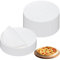 MAHIONG 400 PCS 12 Inch Parchment Paper, Cake Tin Liners, Non-Stick Baking Parchment Circles, Greaseproof Paper Sheets for Baking, Patty Separating