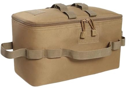 Borsa esterna, Borsa da campeggio pieghevole | Borsa a cartuccia per stufa | Organizer Duffel pieghevole leggero resistente all'acqua per uomini donne campeggio all'aperto, Colore Crema, Se référer au