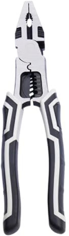 Nybhyjka Stripper a filo multifunzionale, pinze combinate,Cavo in acciaio multifunzionale da 9 pollici Crimper a bocca piatta | Forniture di miglioramento del settore delle famiglie, presa non slip