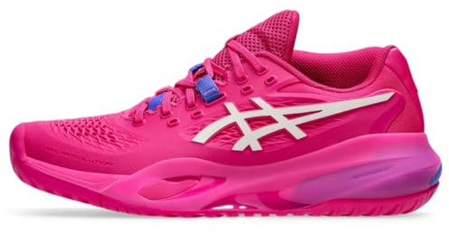 ASICS Women's Gel-Resolution X Tennis Shoes, 8, Bright Rose/Cream