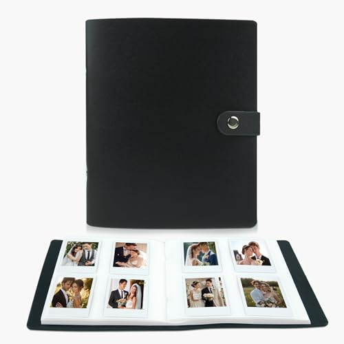320 fickor fotoalbum för Fujifilm Instax minikamera, polaroidkamera, för Fujifilm Instax Mini 12 11 9 40 99 90 8 7 Evo LiPlay Instant Camera, Polaroid Snap PIC-300 Z2300 Instant Camera (svart)