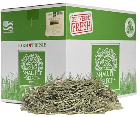 Small Pet Select 2nd Cutting Perfect Blend Timothy Hay, 20 LB (9.07kg) | For Rabbits, Guinea Pigs, Chinchillas & Small Animals, Premium Natural Hay, Grown in USA